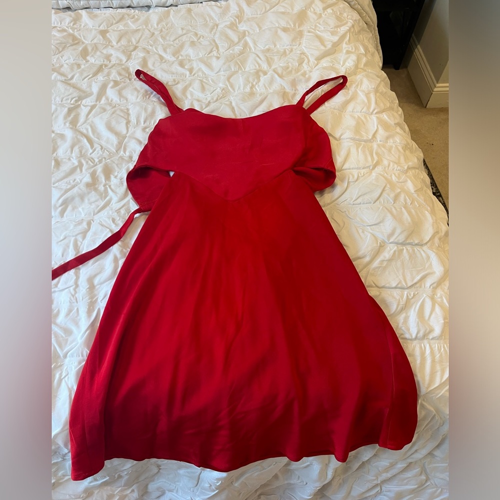 Hello molly red mini dress